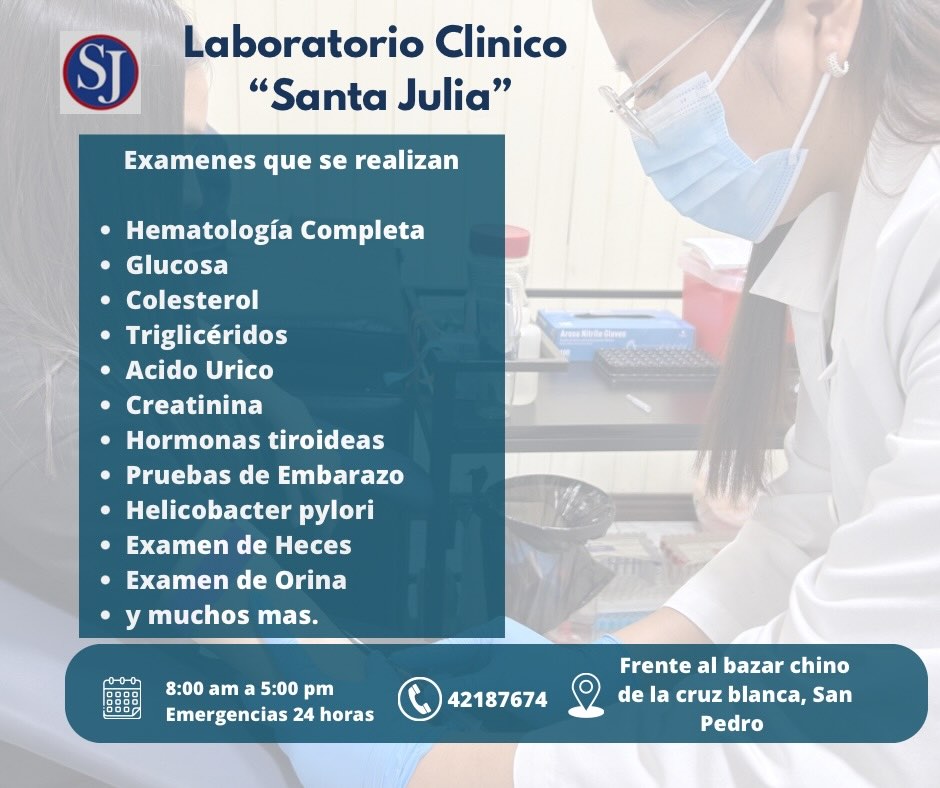 Portada de Laboratorio Santa Julia